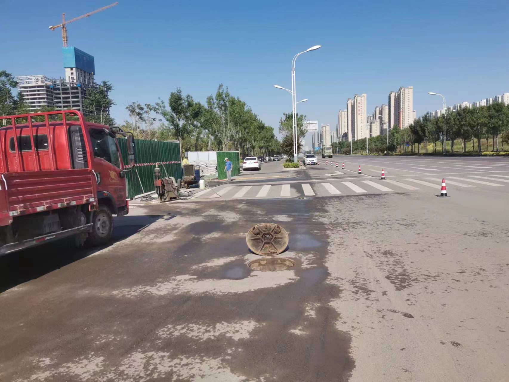 西夏路面地基沉降注浆